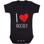 Flox Creative Gilet pour bébé I Love Hockey - Noir - S