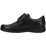 Chaussures de ville Fluchos noires anti choc à scratchs look casual pour homme 
