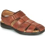 Sandales Fluchos marron en cuir Pointure 41 avec un talon jusqu'à 3cm pour homme 