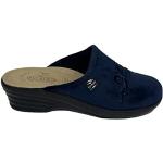 Chaussures FLY FLOT bleues en velours en cuir anti choc Pointure 37 look fashion pour femme 