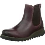 Boots Chelsea Fly London violettes en cuir Pointure 40 avec un talon jusqu'à 3cm look fashion pour femme 