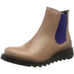 Boots Chelsea Fly London violettes Pointure 41 look fashion pour femme 