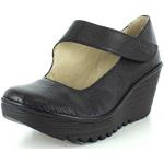 Chaussures Fly London noires en cuir Pointure 36 look fashion pour femme 