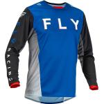 Maillots moto-cross Fly Racing argentés en jersey inspirations zen Taille S 