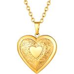 Pendentifs en or pour la Saint-Valentin en or jaune 18 carats look fashion pour femme 