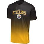 Foco Pittsburgh Steelers NFL Gradient Mesh Jersey Short Sleeve Herren T-Shirt