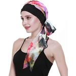 Turbans multicolores en viscose à franges Tailles uniques look fashion pour femme 