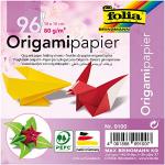 Papier origami en lot de 96 
