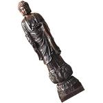 Statue Bouddha Rieur en Bois - Debout - 30cm - Yogazen