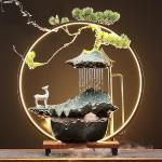 Fontaines zen marron en céramique modernes 