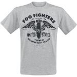 Foo Fighters FOOTS05MG01 T-Shirt pour Homme Gris T