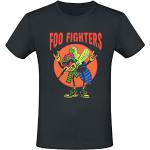 Foo Fighters Mosquito Homme T-Shirt Manches Courtes Noir S 100% Coton Regular/Coupe Standard