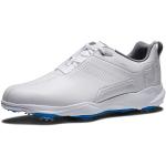 Chaussures de golf FootJoy blanches imperméables Pointure 47 look fashion pour homme 