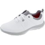 Chaussures de golf blanches imperméables Pointure 38,5 look fashion pour femme 