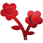 Meubles Foppapedretti rouges à fleurs 