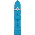 Bracelets de montre Fossil bleu électrique à à boucle ardillon en silicone pour homme 
