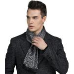 Écharpes en soie noires en soie Tailles uniques look fashion pour homme 