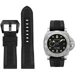 Bracelets de montre gris acier imperméables look militaire pour homme 