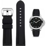 Bracelets de montre gris acier look sportif en silicone pour femme 