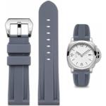 Bracelets de montre bleu marine look sportif en silicone pour femme 