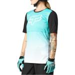 Maillots de cyclisme Fox turquoise Taille XL pour femme 