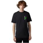 T-shirts fashion noirs all Over en coton à col rond Taille XXL look fashion 