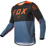 Maillots de cyclisme Fox bleus en jersey Taille 3 XL plus size 