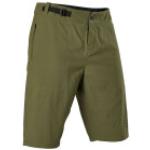 Shorts Fox vert olive Taille XS look casual pour homme en promo 