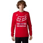 T-shirts Fox rouges Honda Taille XL look fashion pour homme en promo 