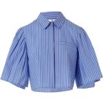 Blouses Fracomina bleues à rayures en coton Taille L classiques 