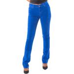 Jeans droits Fracomina bleus en velours Taille 3 XL pour femme 