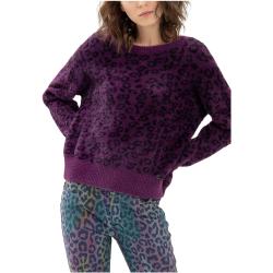 Fracomina - Knitwear > Round-neck Knitwear - Purple -