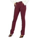 Pantalons slim Fracomina rouge bordeaux en polyester Taille 3 XL pour femme 