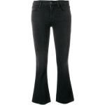 Jeans évasés Frame Denim noirs en modal stretch W25 L27 pour femme 