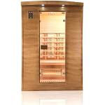 Saunas infrarouge France Sauna marron en bois inspirations zen en promo 