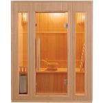 Saunas France Sauna marron en bois inspirations zen 3 places 