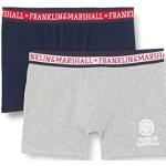 FRANKLIN & MARSHALL Boxer Optio Light Grey Melange/Blue/White/M