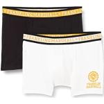 FRANKLIN & MARSHALL Boxer Optio Pantalons, White/Black/Gold, XL Homme