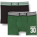 Franklin & Marshall Homme Franklin Marshal Boxer Optio Pantalons, Dark Green/Black/White, L EU