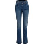 Jeans droits Fransa bleus en cuir synthétique à motif Rome stretch Taille XL look fashion pour femme 