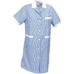 Chemises bleu ciel à rayures rayées respirantes lavable en machine Taille S pour femme 