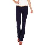 Jeans droits bleues foncé stretch Taille XS look fashion pour femme 