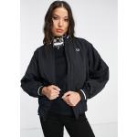 Blousons bombers Fred Perry noirs Taille L pour femme 