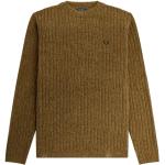 Pulls col rond Fred Perry marron à col rond Taille L pour homme 