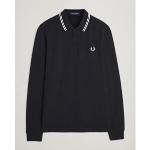 Fred Perry Long Sleeve Twin Tipped Shirt Black