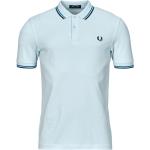 Polos Fred Perry Twin Tipped bleus Taille XS pour homme en promo 