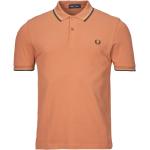 Polos Fred Perry Twin Tipped orange Taille XS pour homme en promo 