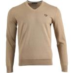 Pulls col V Fred Perry marron à col en V Taille M look fashion pour homme 
