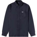 Chemises oxford Fred Perry bleues en coton Taille XL look casual 