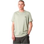 T-shirts Fred Perry verts à manches courtes à manches courtes Taille XL look fashion pour homme 